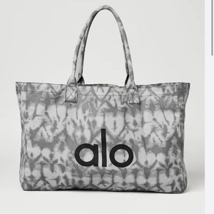 ALO Grey Tie Dye Tote Bag
